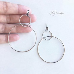 全2色)Metal mini plate pierce ピアス A.D.G®︎ 通販｜Creema 