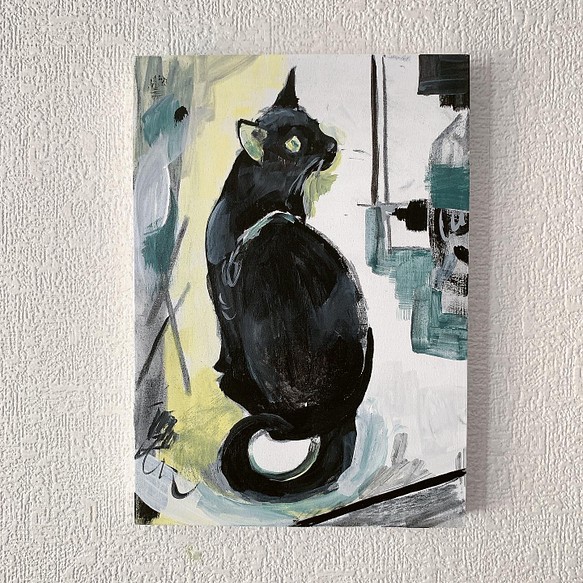 原画】猫の絵 絵画 Hang 通販｜Creema(クリーマ)