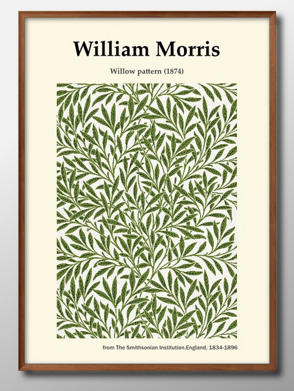 1-7522■A3アートポスター『ウィリアム・モリス』上級マットコート紙採用　絵画　イラスト　北欧 1枚目の画像