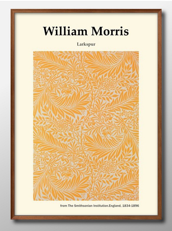 1-7527■A3アートポスター『ウィリアム・モリス』上級マットコート紙採用　絵画　イラスト　北欧 1枚目の画像