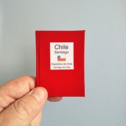 旅から生まれた豆本 チリ・サンティアゴ 1枚目の画像