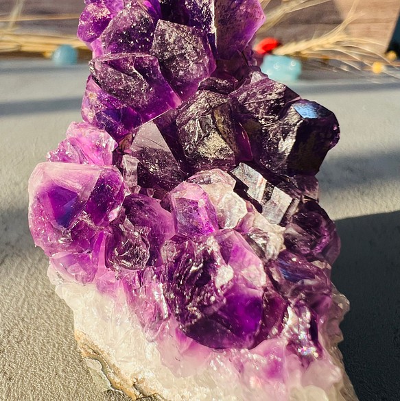 天然石販売専門店　紫水晶　原石　鬮石　価格比較　フラワーアメジスト　クラスター