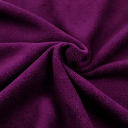 プレミアムフリース生地　濃紫　【ネコポスはできません】　f207 1枚目の画像