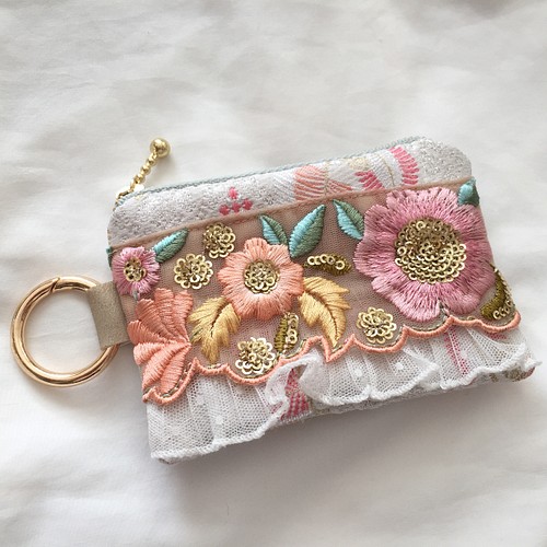 期間限定３０％ＯＦＦ！ 【インド刺繍リボン】ハンドメイド カラナビ