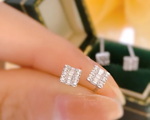 天然ダイヤモンドピアス0.16ct k18 ピアス（スタッド・一粒） パール