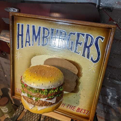 ハンバーガー ハンバーガーショップ電池式電飾看板 | paltabuena.cl