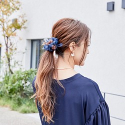 Azzurro | 彩色編織髮夾/髮夾 第1張的照片