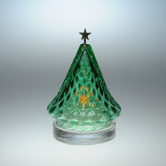 「小さな星のクリスマスツリー」36(LEDキャンドルホルダー、アロマストーンホルダー） 1枚目の画像