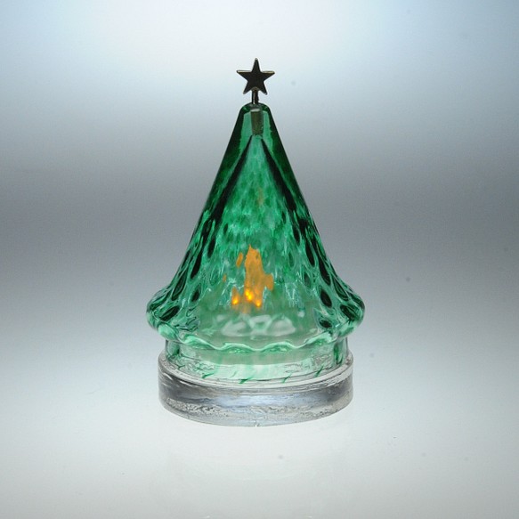 「小さな星のクリスマスツリー」37(LEDキャンドルホルダー、アロマストーンホルダー） 1枚目の画像