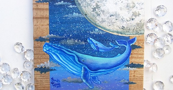 鯨魚與夢想小原圖【各1張】 第1張的照片