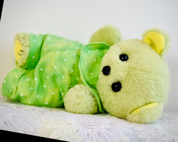 愛恋虹の『Baby bear』黄緑色のくまちゃん‍❄️ 1枚目の画像