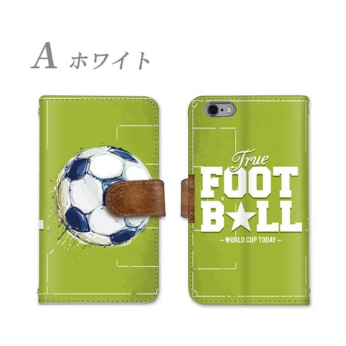 大人気サッカーボールイラストオシャレ手帳型スマホケース全機種対応iphone Androidスポーツ送料無料カバー スマホケース カバー A マウス 通販 Creema クリーマ ハンドメイド 手作り クラフト作品の販売サイト