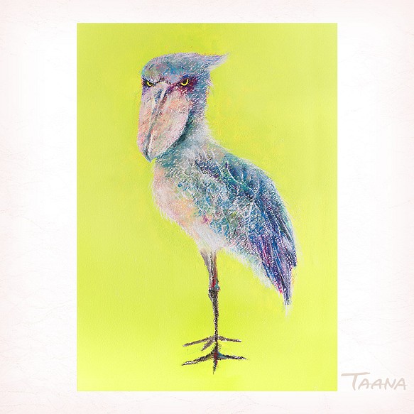 原画「ハシビロコウ」 絵画 TAANA 通販｜Creema(クリーマ)