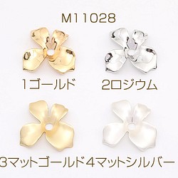 M11028-2  24個  メタルフラワーパーツビーズキャップパーツメタル花座パーツ27×28.5mm  3X（8ヶ） 1枚目の画像