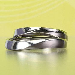【金属アレルギー対応結婚指輪】人気のエターナル（永遠）に愛す証のリング　MG-021 1枚目の画像