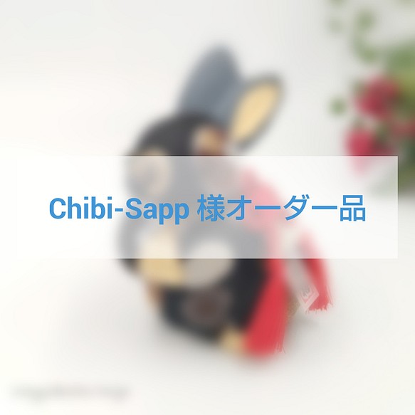 ≪Chibi-Sapp様オーダー品≫木目込干支人形　卯　月 1枚目の画像