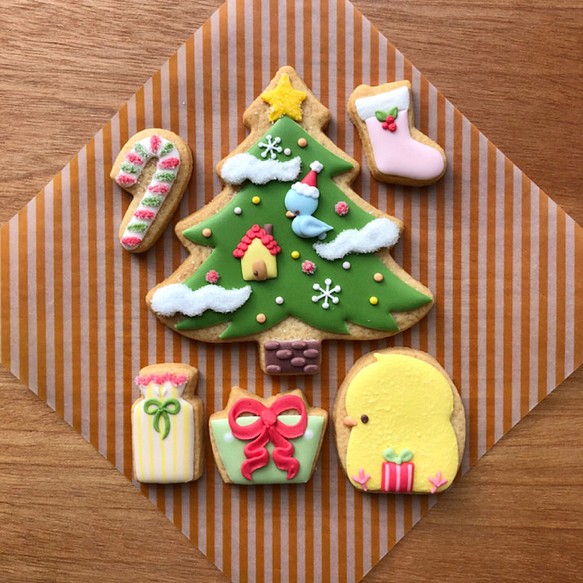 『クリスマス』クッキーセット／ひよこ 1枚目の画像