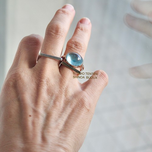 K10WG[人魚のaquamarine]ring 指輪・リング STUDIO TENTEN 通販