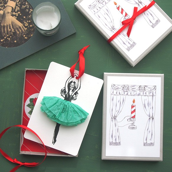 聖誕賀卡盒“聖誕舞者” 第1張的照片