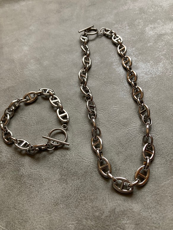 big anchor chain bracelet サージカルステンレス チェーン