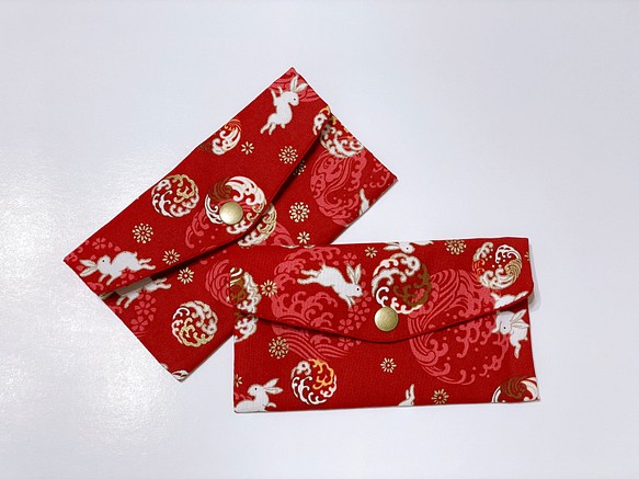 Xingsen-Bunny Red Packet Bunny Welcome Chinese New Year 無料刺繍 (中国 1枚目の画像