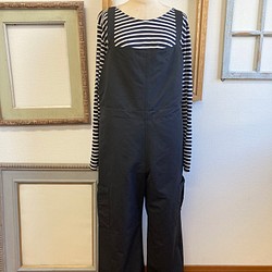Sale price Rakuchin Salopette ❤ Salopette pants with both side p 第1張的照片