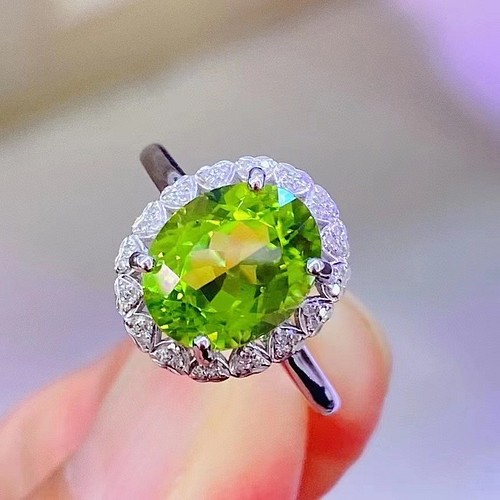 ⭐天然 ペリドット ダイヤ リング k18 3.5ct | csfoundations.com