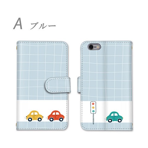 可愛いキュート車ポップイラストオシャレ手帳型スマホケース全機種対応iphone Android送料無料カバー スマホケース カバー A マウス 通販 Creema クリーマ ハンドメイド 手作り クラフト作品の販売サイト