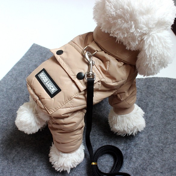 犬服 シンプルですごく暖かい犬ダウンジャケット 防寒犬オーバーコート ...