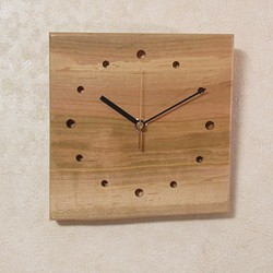 天然木《山桜》木製時計5（掛け時計） 1枚目の画像