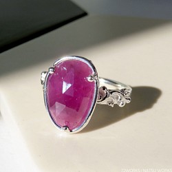 ピンクサファイア リング / Pink Sapphire Ring rc 1枚目の画像