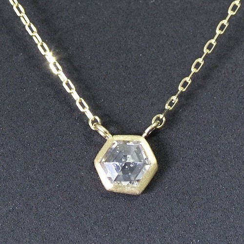 Diamond_0.11ct/K18YG necklace 【Grana/グラーナ】 ネックレス