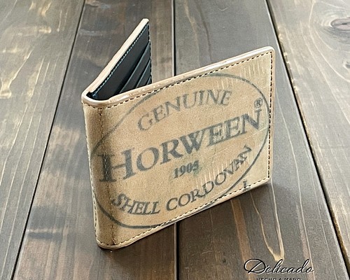 HORWEEN ホーウィン シェルコードバン マネークリップ 小銭入れ