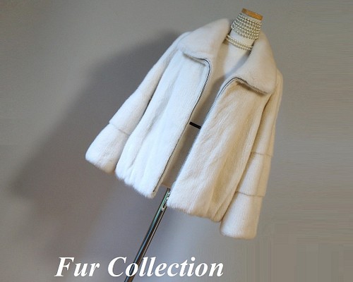 魅力的な長く愛せる一着☆贅沢なミンクのコート毛皮コートフード付リアルファーコート