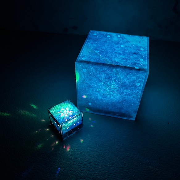 IceBlueの夜（充電式）＆　小さな星空（コイン電池式）（Creema限定、福袋） 1枚目の画像