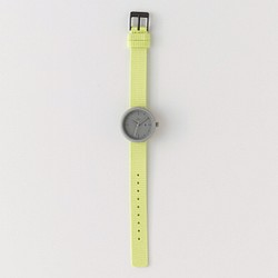 おもちゃから生まれた腕時計「YOT WATCH」　 32mm　Neon Yellow Green/Gray 1枚目の画像