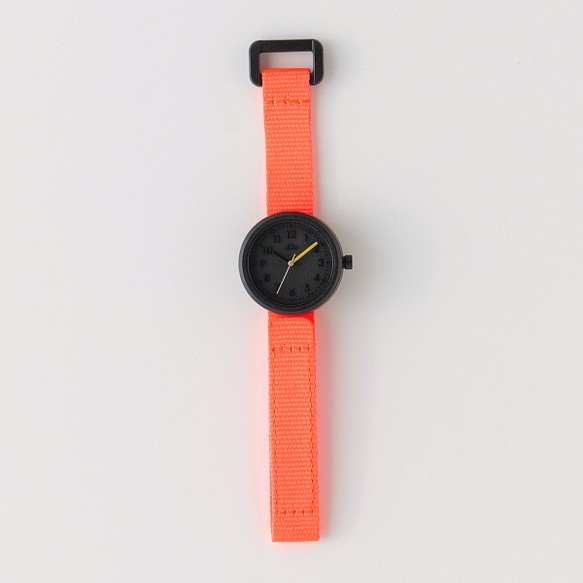 おもちゃから生まれた腕時計「YOT WATCH」　 Kids　Neon Orange/Black 1枚目の画像