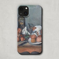 スマホケース / ポール セザンヌ「玉ねぎ の 静物画」 iPhone 全機種対応 おもしろ アート 絵画 レトロ 個性 1枚目の画像