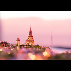 ポストカード　Miniature Fantastic Town ① 1枚目の画像