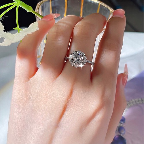 シルバーグレー サイズ 【ダイヤモンド】 リング pt900 14号 0.88ct