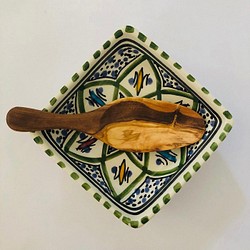 オリーブの木　お料理好きさんにもってこいのキッチン用品　スコップ型スパイススプーン　約12cm 1枚目の画像