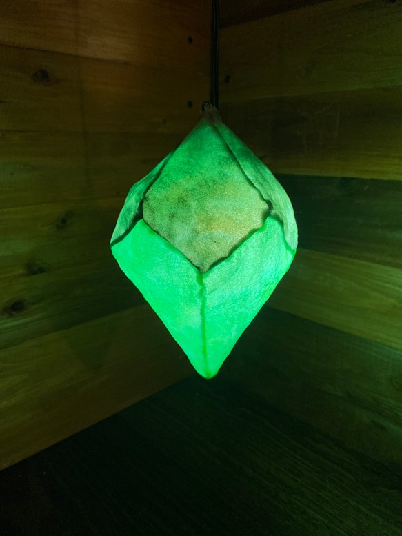果実型ランプ　緑×緑 1枚目の画像