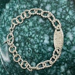 silver925 rescue chain bracelet 1枚目の画像