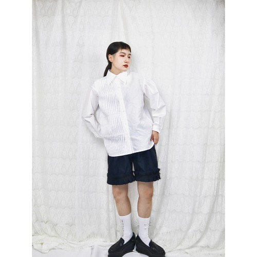 naminami design shirt 4007 white meikeiin handmade シャツ