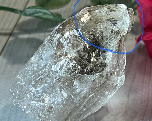 スモーキーエレスチャルクォーツ 骸骨水晶 原石 自然石 水晶① gorilla