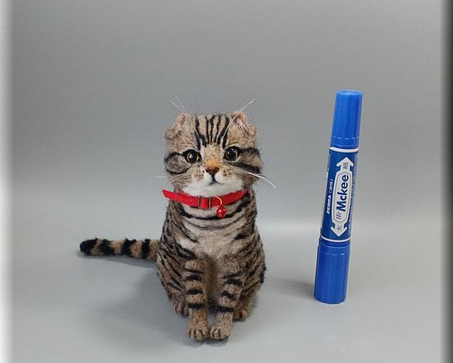 16000円安い通販 銀座 公式超高品質 羊毛フェルト 猫 ソマリ ネコ ねこ