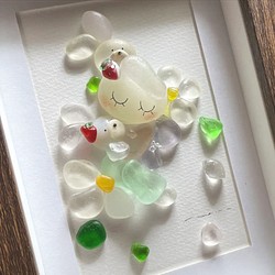 シーグラスアート 特別な花壇 立体・オブジェ ma♡ 通販｜Creema(クリーマ)