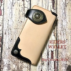 ミドルウォレット Middle Wallet ミニマム セカンド ( ヌメ革・サドル