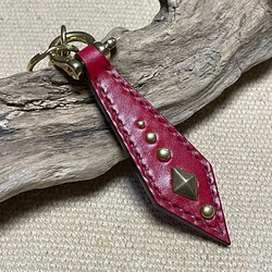 Leaf key-Hooker Vintage-Jack NINE-BERRY Red