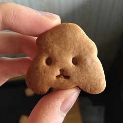 プードル　クッキー　型 1枚目の画像